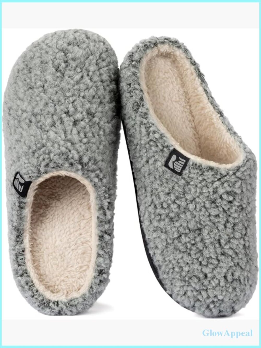 Sherpa Fleece Plush Clog Slippers Memory Foam Soft House Shoes Machine Washable